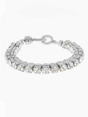 All Saints Double Crystal Flex Bracelet